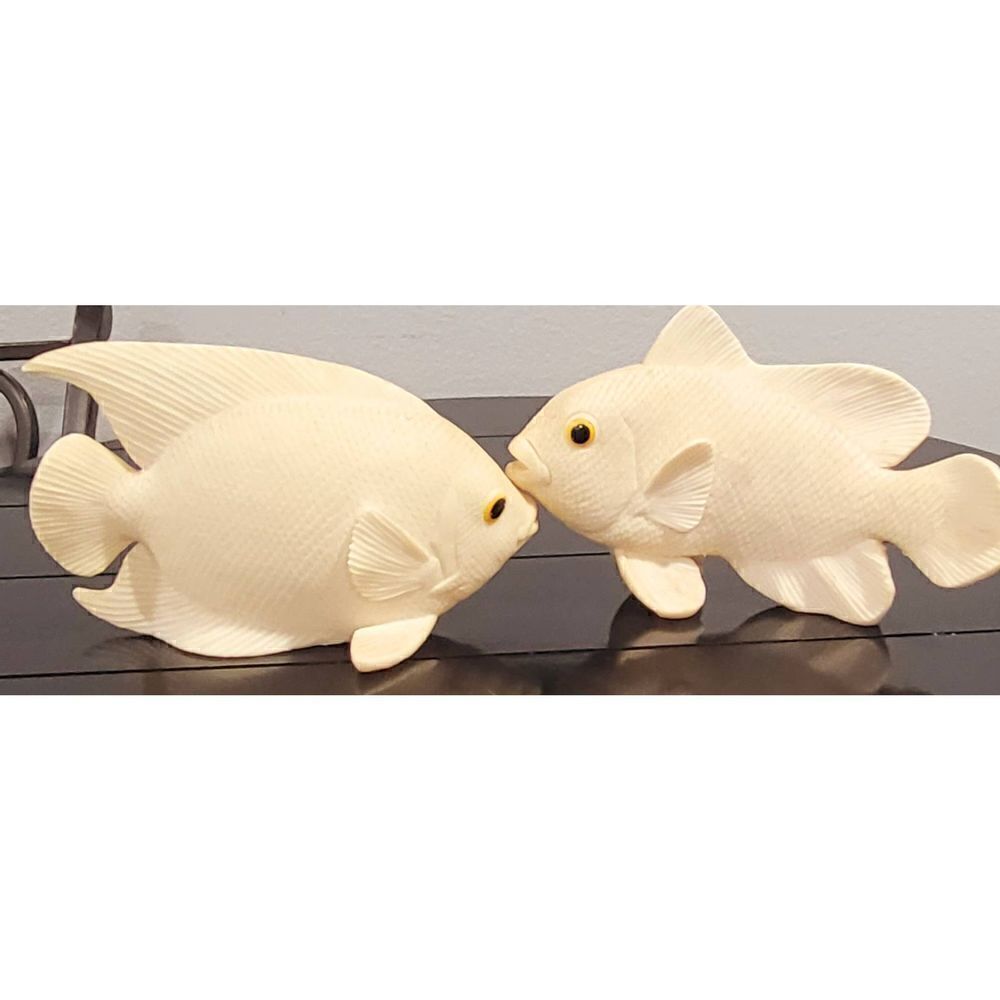 Vintage ceramic fish statues  - Picture 7 of 8